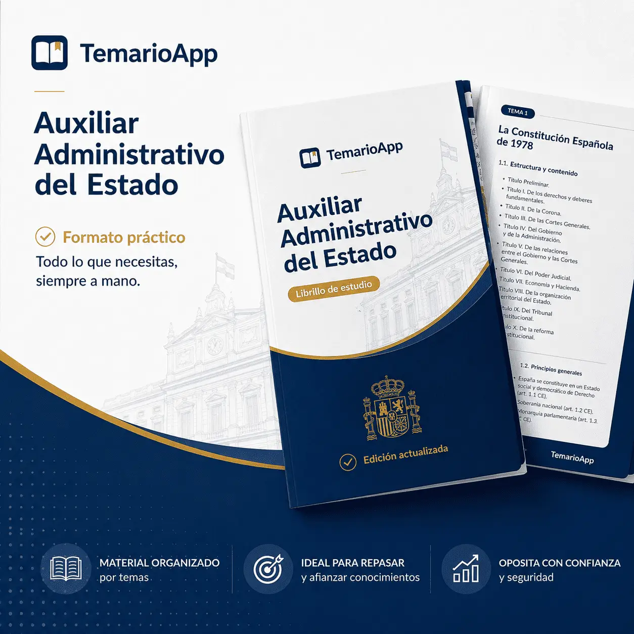 temario auxiliar admininistrativo del estado