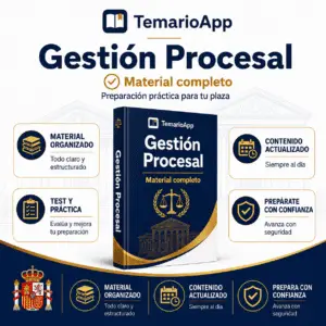 temario y test gestion procesal